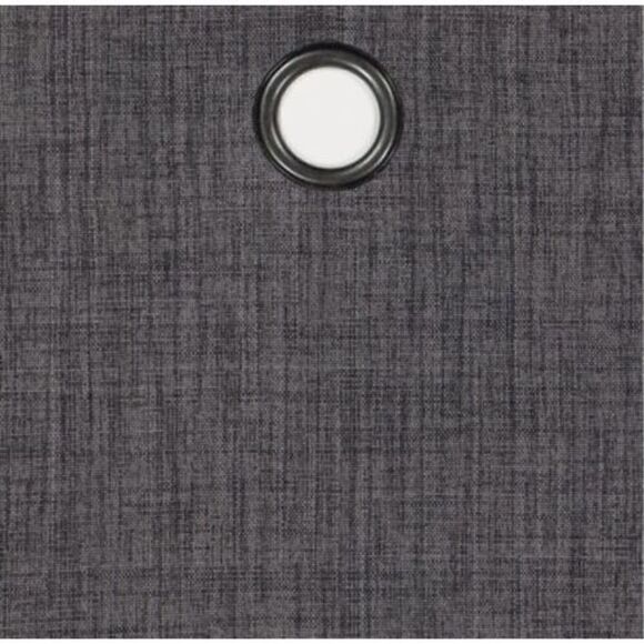 Eclipse 63"x52" Rowland Blackout Curtain Panel (One Panel) Charcoal - Picture 7 of 9